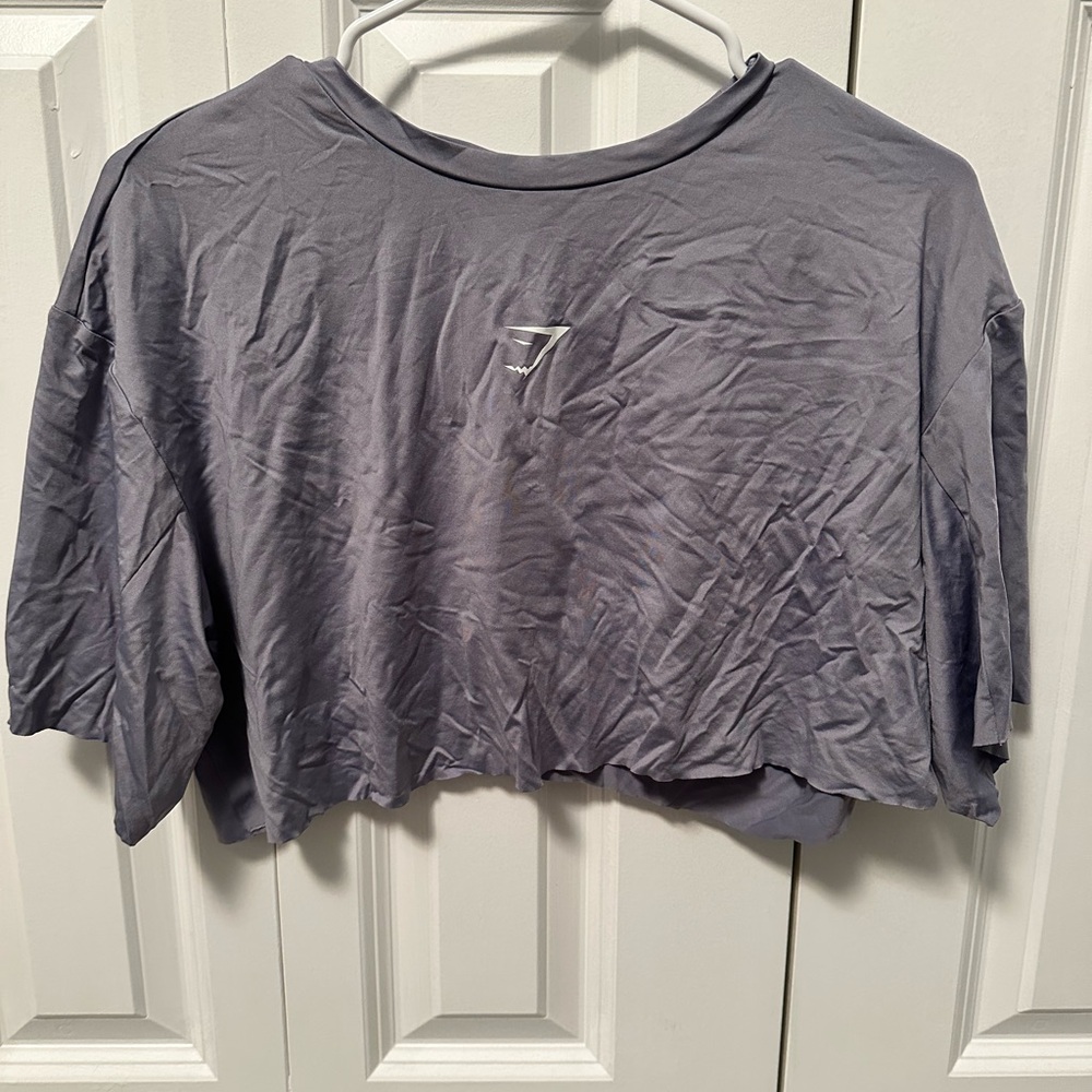 Gymshark Charcoal Crop Top